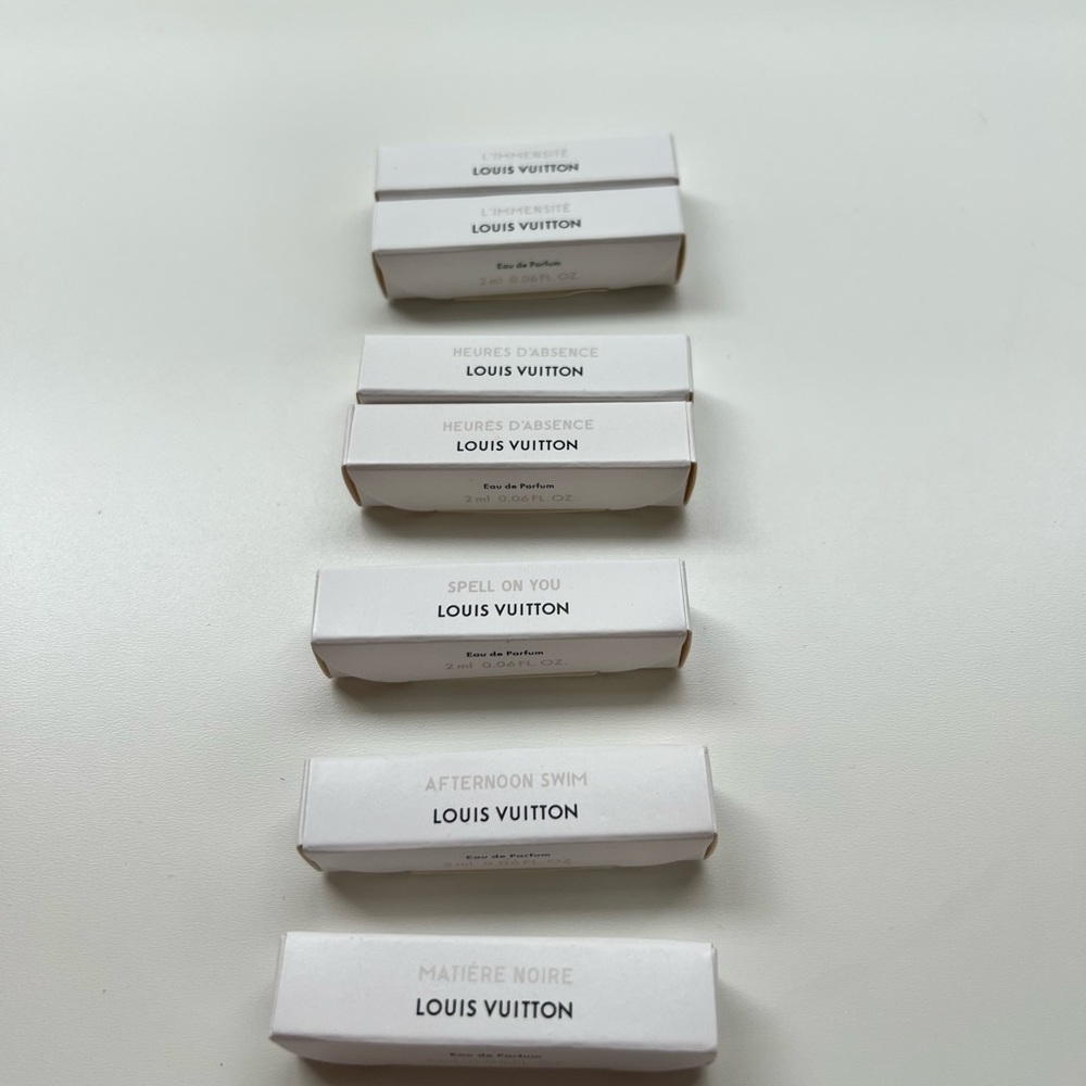 Louis Vuitton 7 Perfume samples NWT